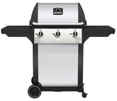 Broil-Mate 116454S LP Gas Grill, 40,000 Btu BTU, Liquid Propane, 3 -Burner, 400 sq-in Primary Cooking Surface